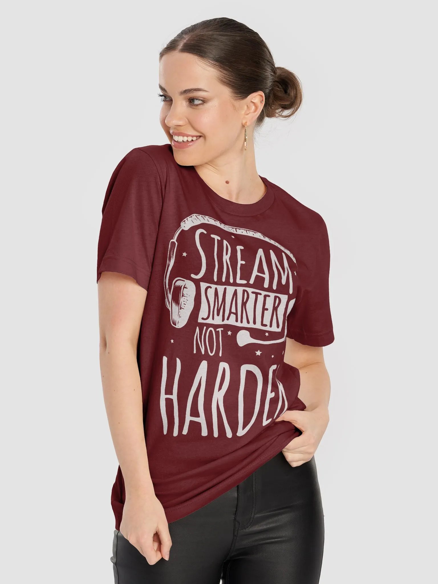 Stream Smarter Not Harder T-Shirt product image (24)