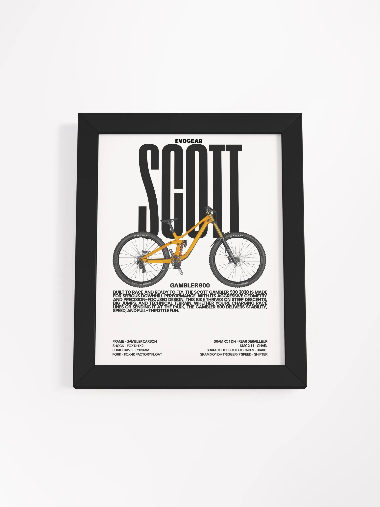 Scott Gambler 900 2020 frame product image (4)