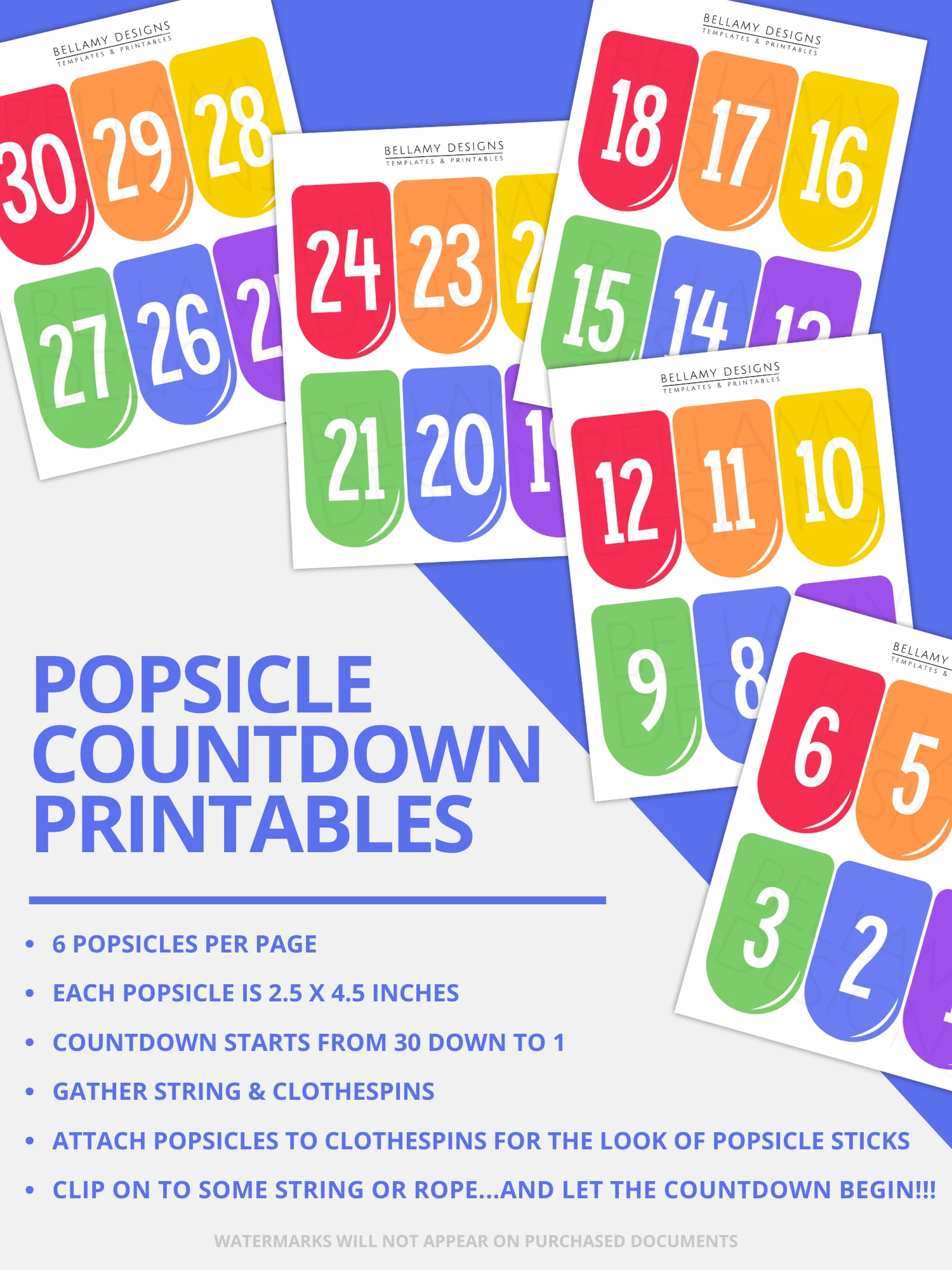 Last Day of School Countdown Printable product image (7)