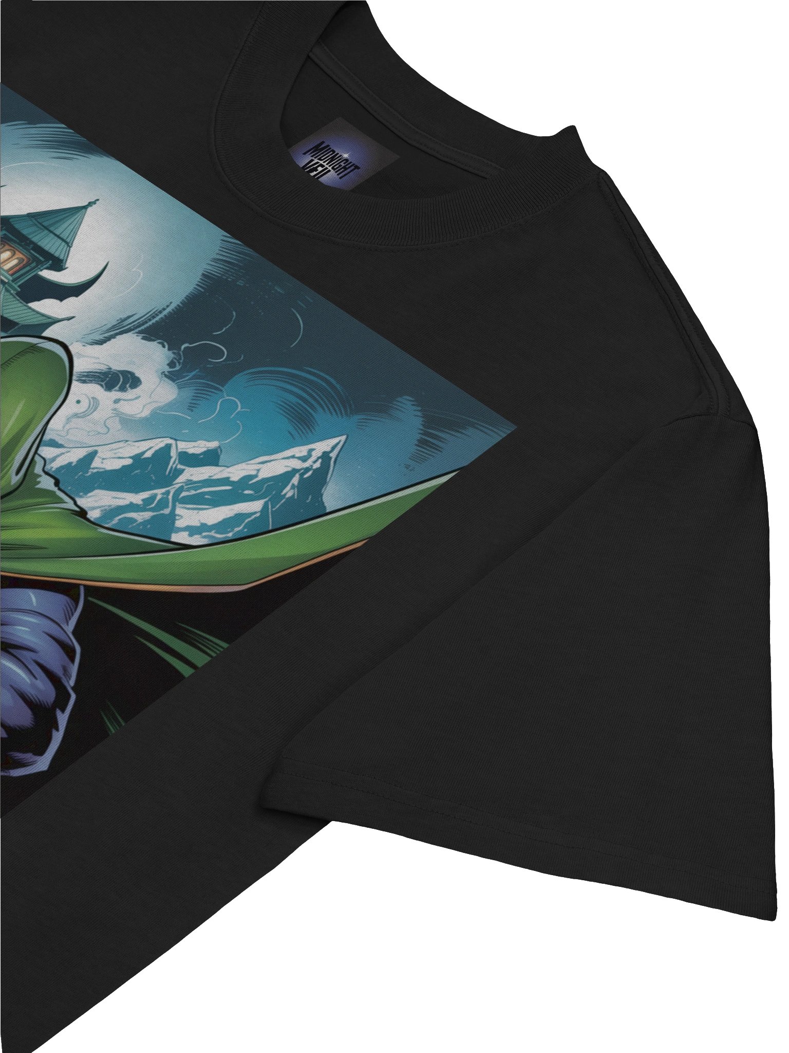 Demon's Fury: Ra’s Al Ghul Inspired Oversized Faded T-Shirt product image (7)