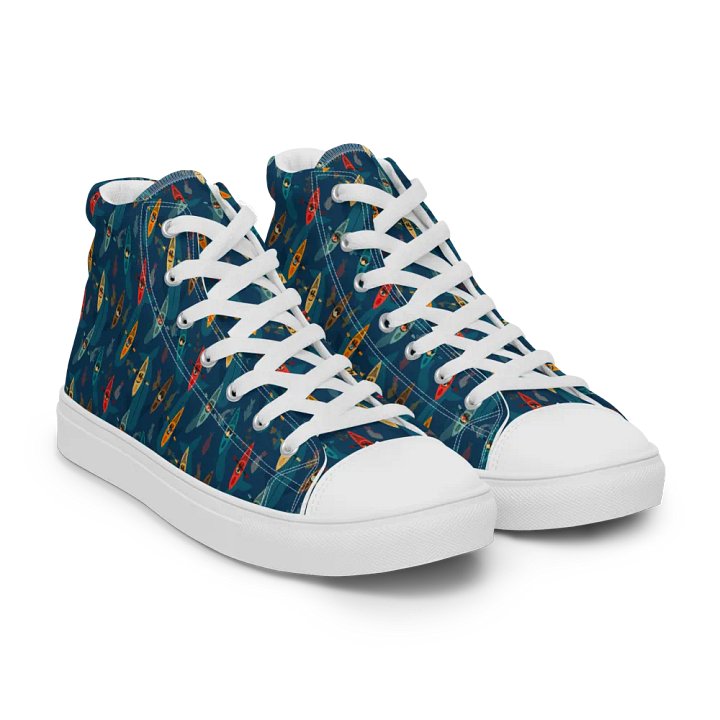 Underwater Surprise - Women High Top Canvas Shoes product image (1)