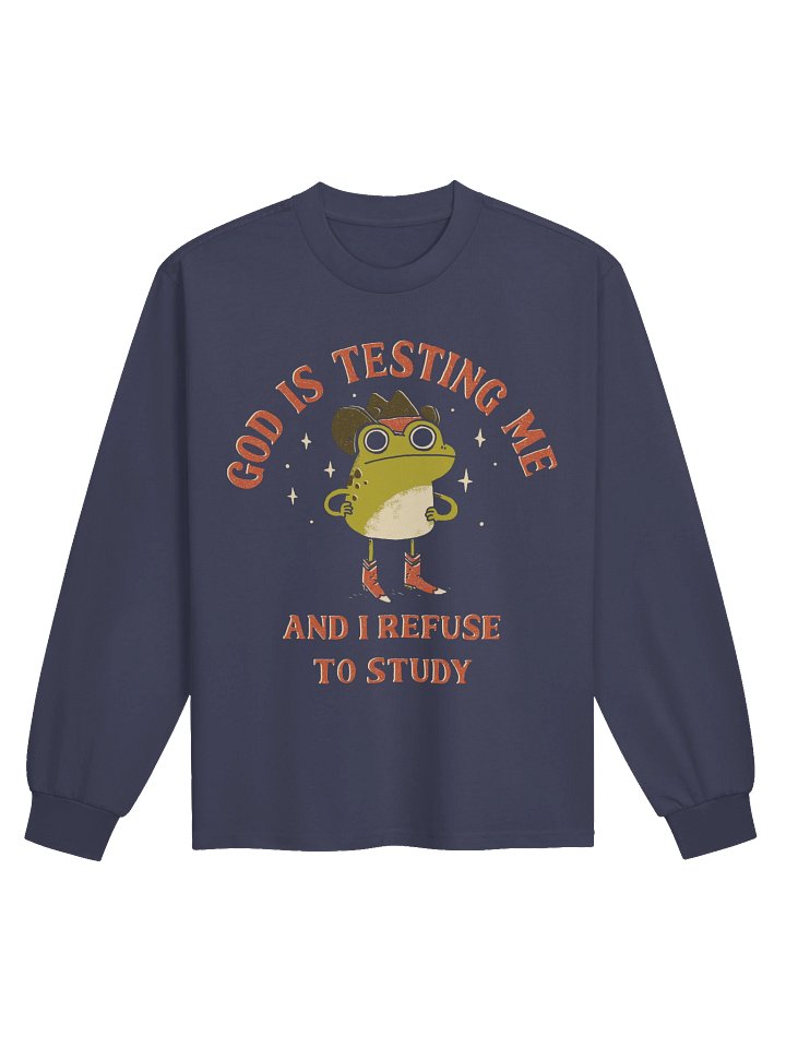 God Is Testing Me - BB x ASC Long Sleeve TShirt product image (1)
