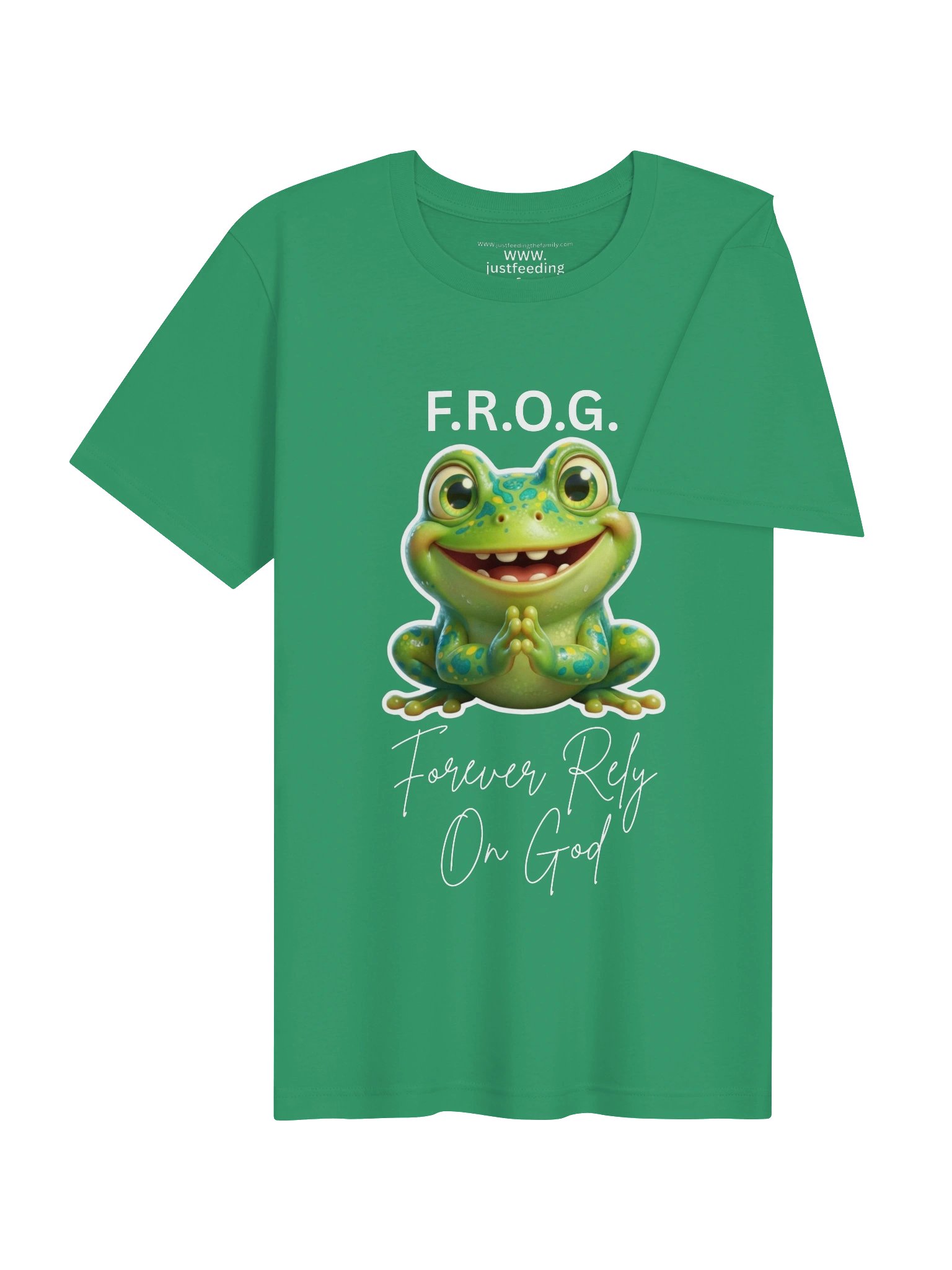 "F.R.O.G. Forever Rely On God" – Isaiah 26:4 & Proverbs 3:5-6 Christian Graphic T-Shirt product image (18)