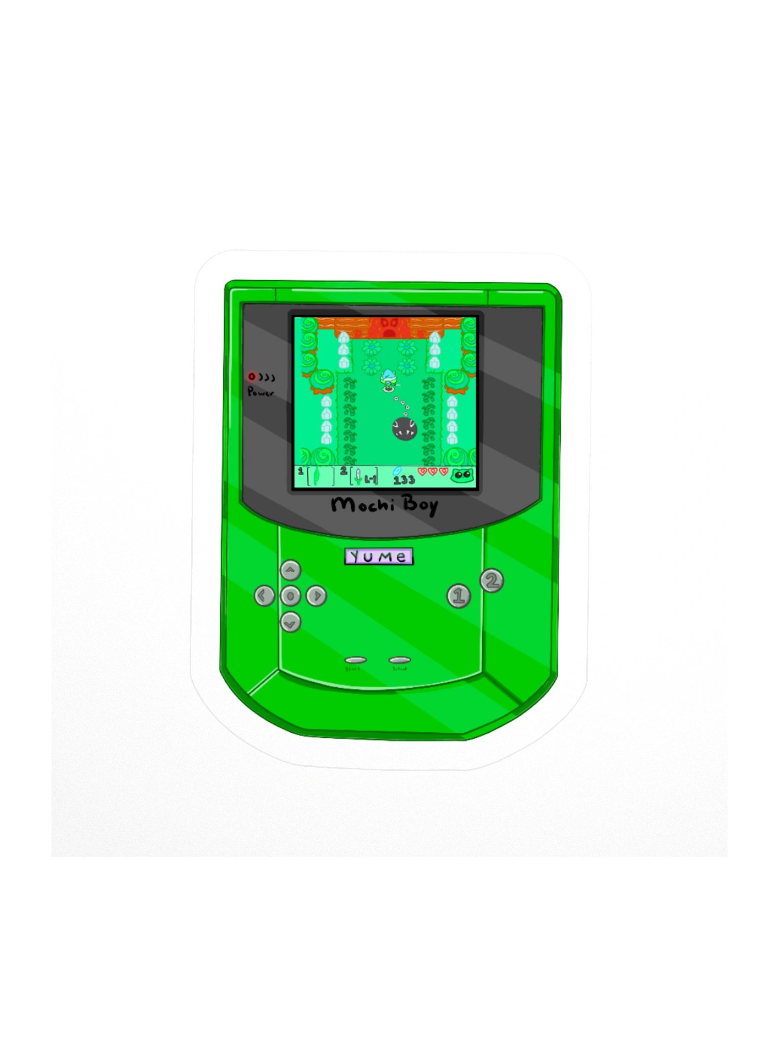 Mochi Boy Green! Sticker product image (2)