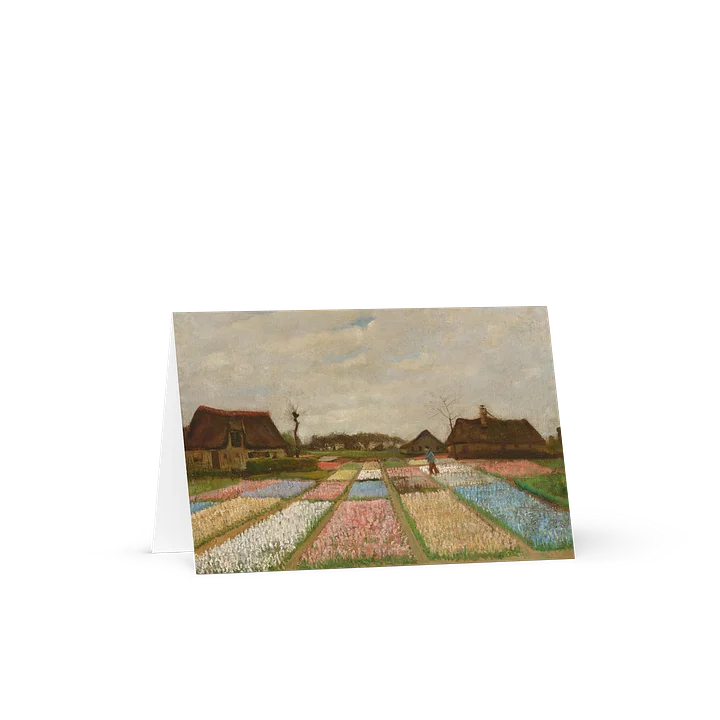 Flower Beds in Holland (Vincent van Gogh) Greeting Card product image (2)