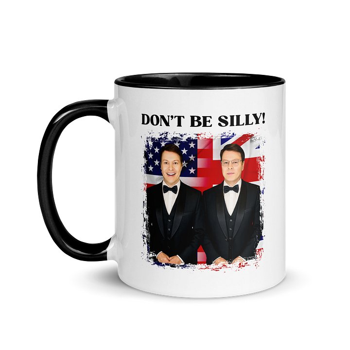 Don't Be Silly! Tuxedo Two-Tone Ceramic Mug product image (1)