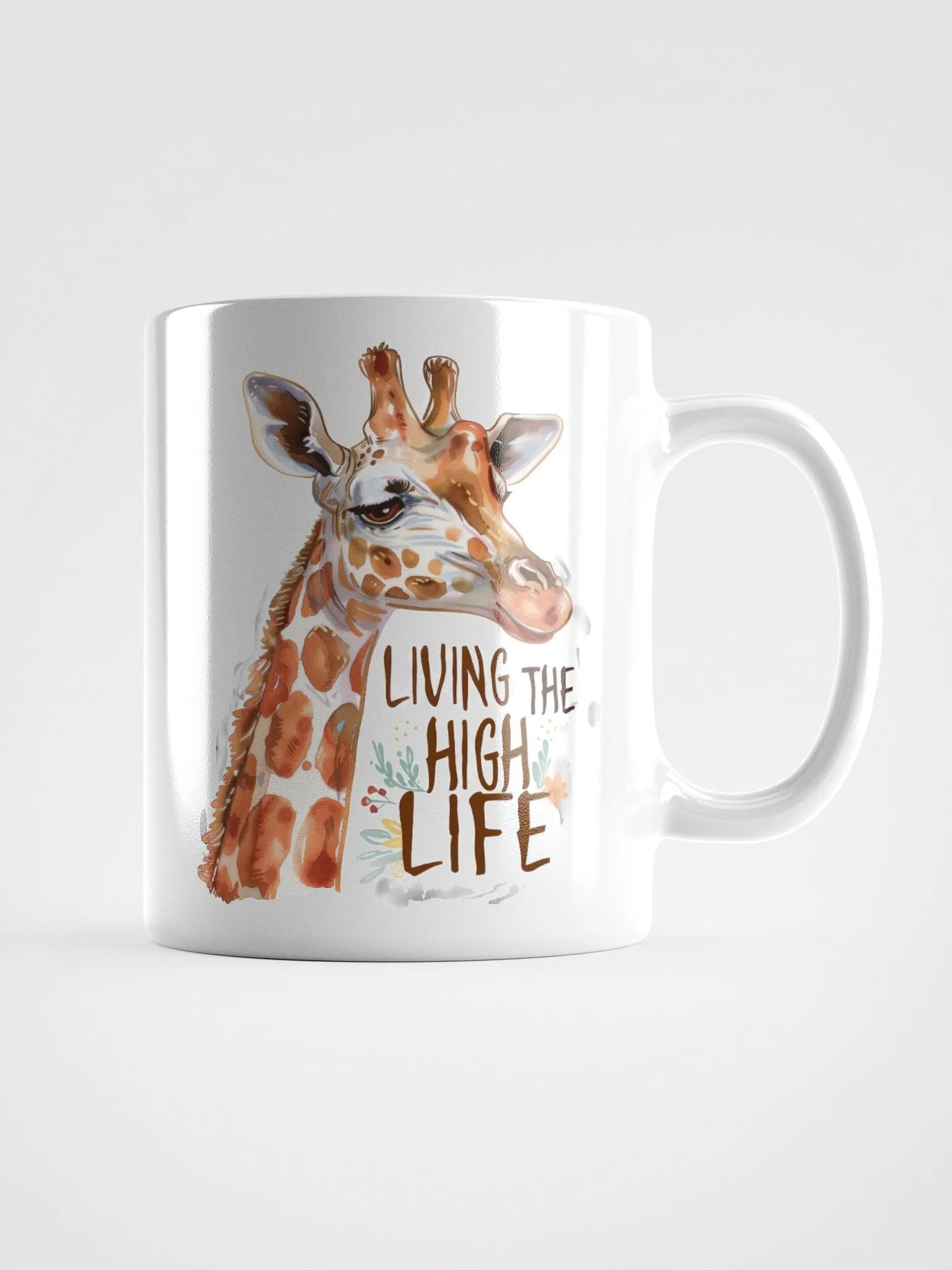 Living the High Life Giraffe Mug product image (1)