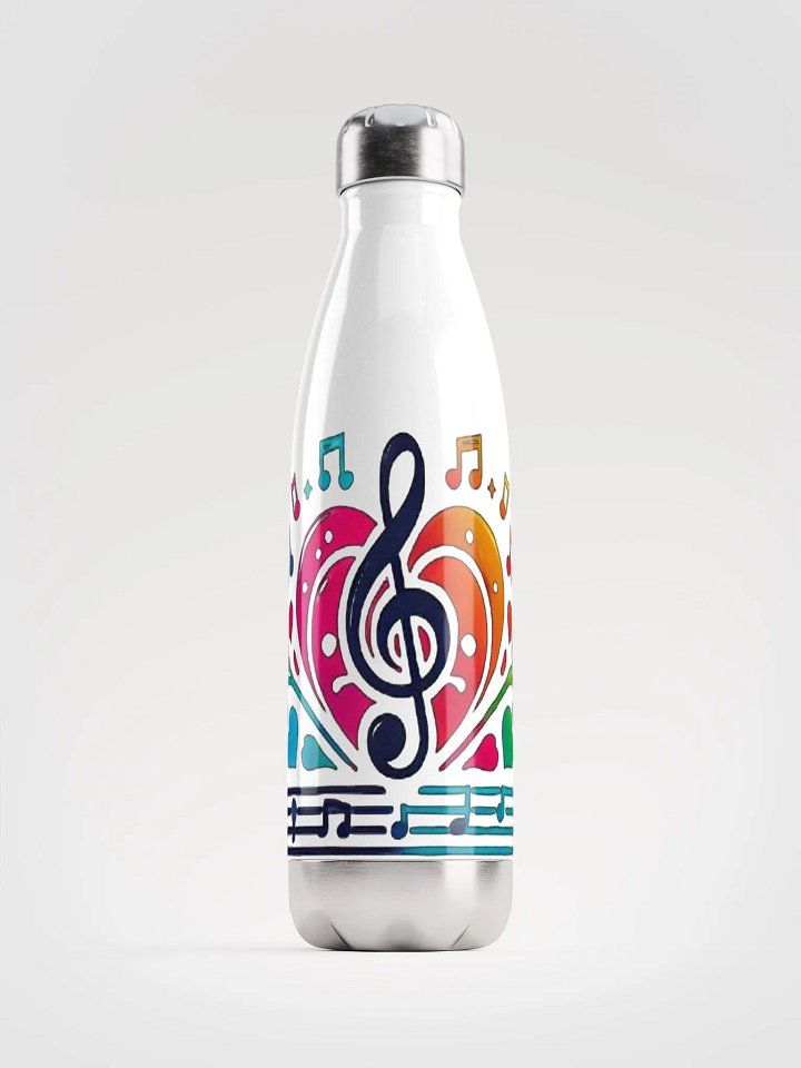 Musical Harmony Stainless Steel Water Bottle product image (1)
