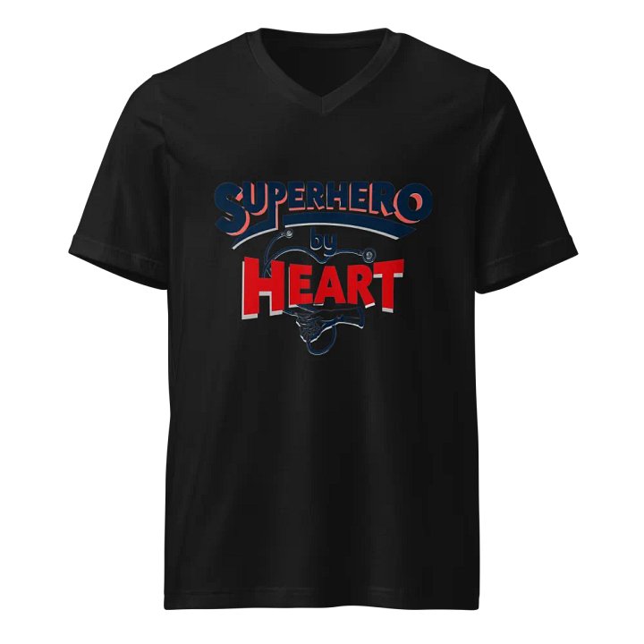Heartfelt Superhero V-Neck Tee product image (1)