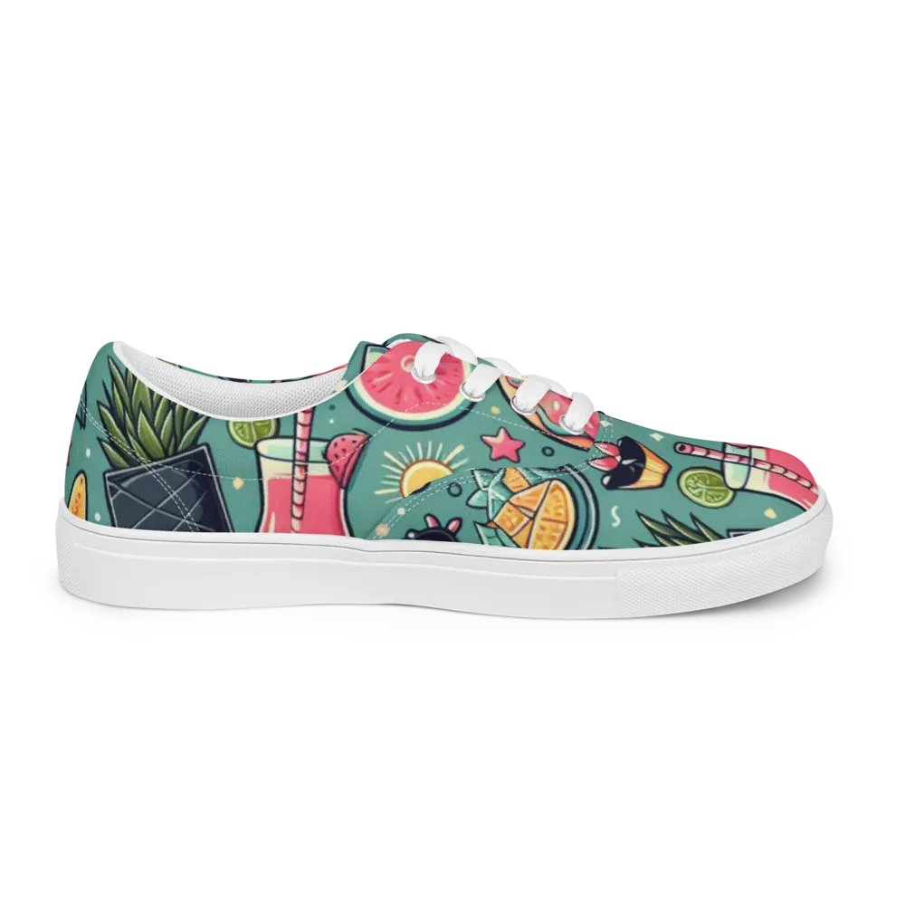 Tropical Vibes Men's Canvas Shoes product image (4)
