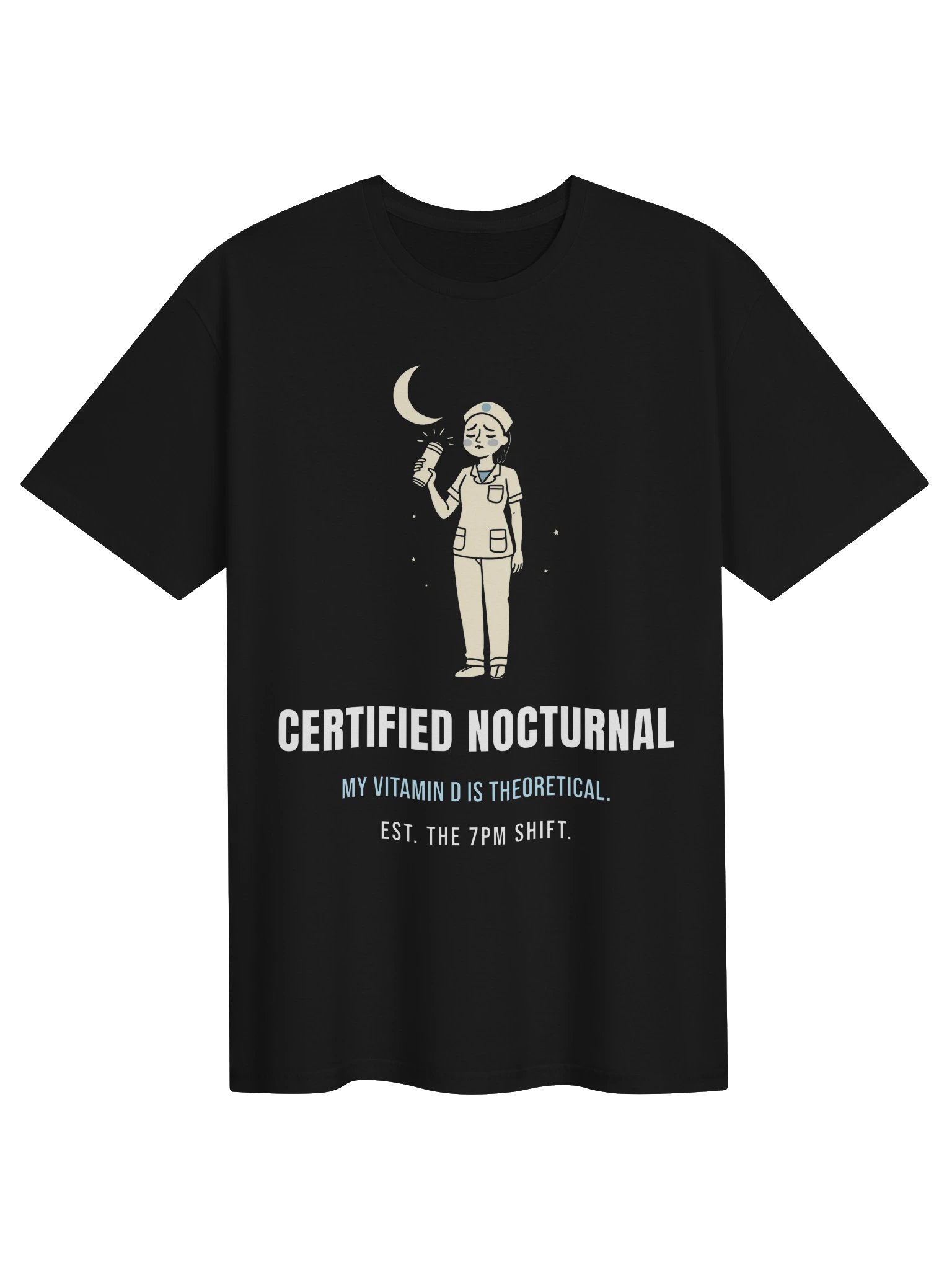 Funny Nurse Shirt – Certified Nocturnal product image (1)