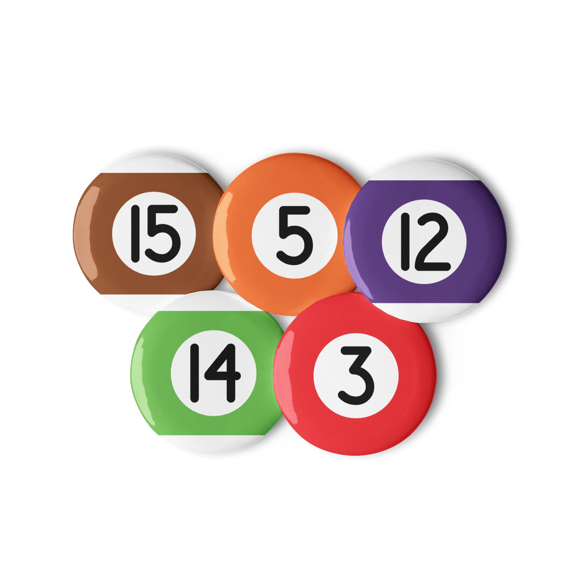 Pool Ball Pins Set C product image (1)