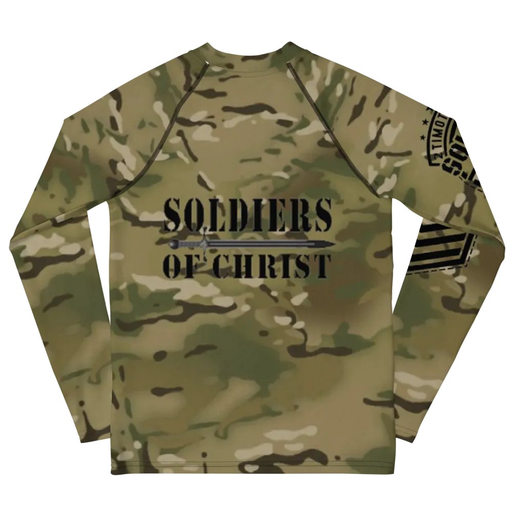 Faithful Camo: Youth Rash Guard - Multicam product image (6)