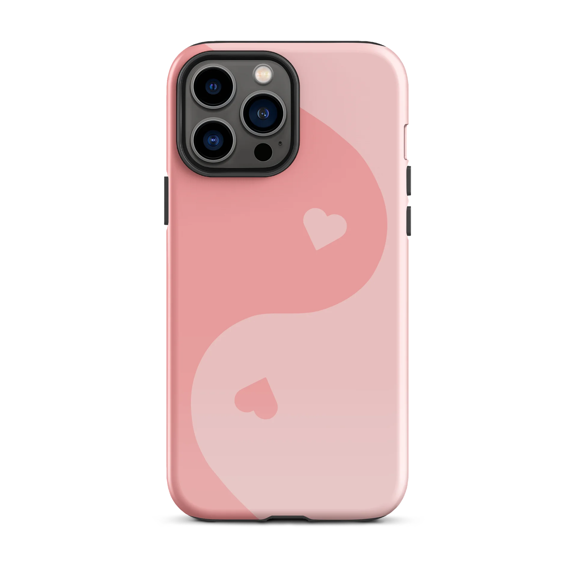 Baby Pink Yin Yang Heart iPhone Case product image (1)