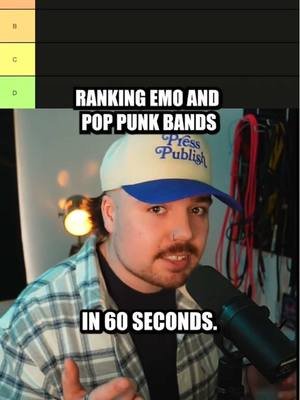 Do you agree with the Emo and Pop Punk band rankings? #emo #elderemo #alternative #poppunk #ranking 