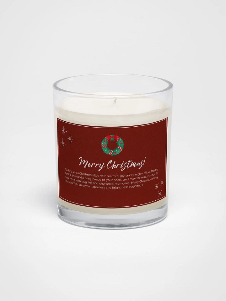 Merry Christmas Soy Wax Candle product image (1)