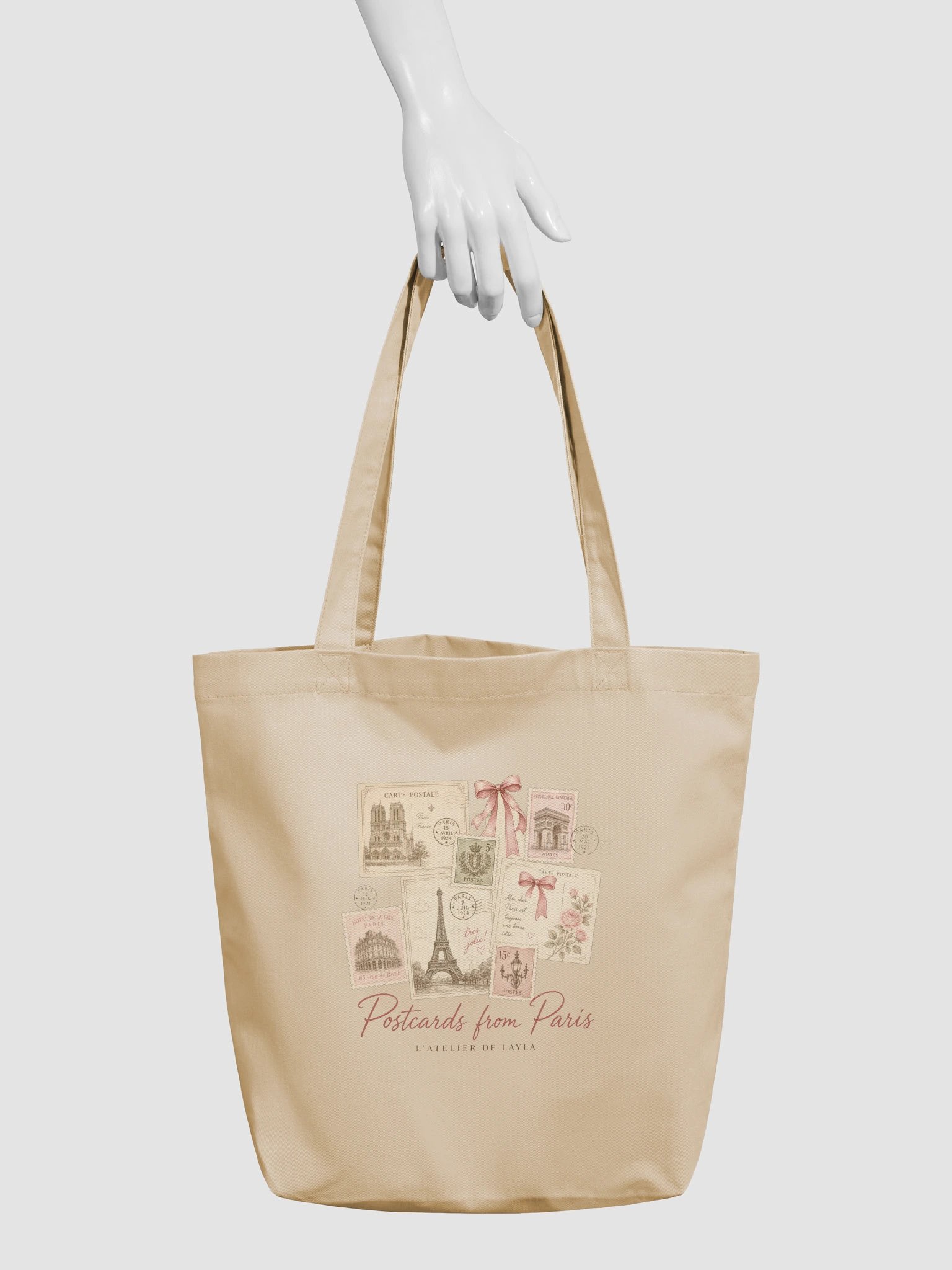 L’Atelier de Layla Postcards from Paris Tote product image (5)