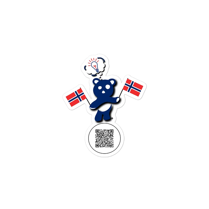 Norway — Country Bear Sticker | BehrBrained Media product image (2)