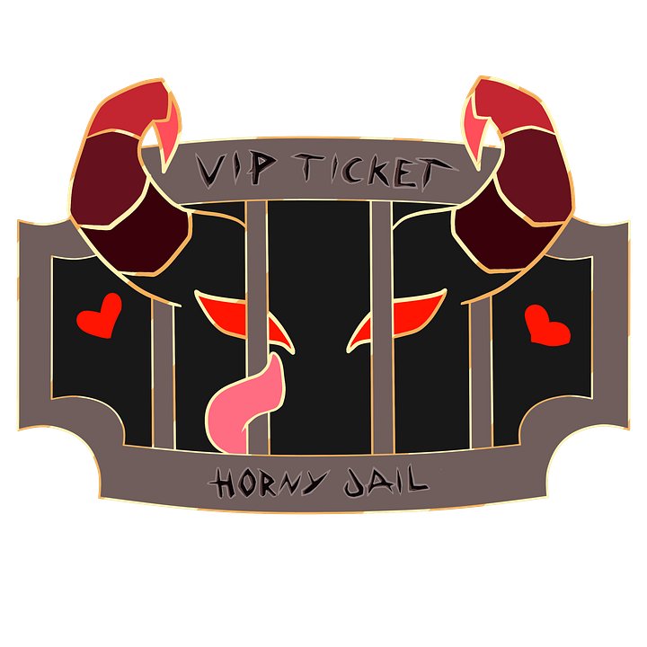 VIP Ticket to Horny Jail - PIN product image (2)
