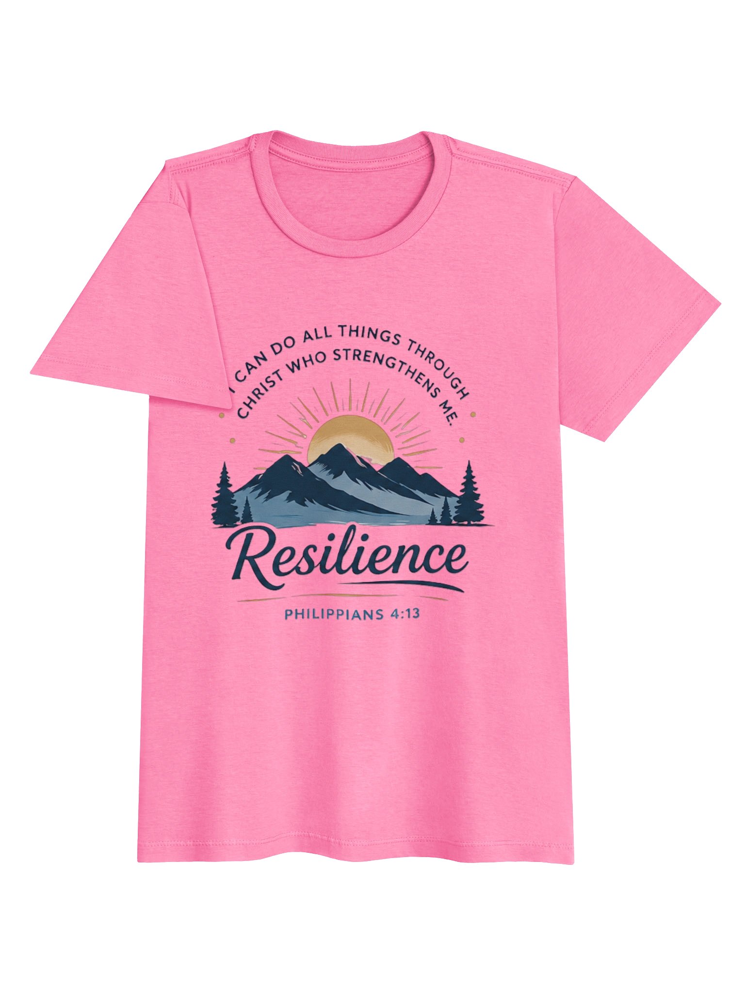 Strength Through Christ Resilience Women’s Tee product image (3)
