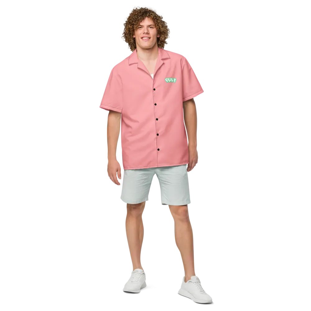 SALMON MINT BUTTON UP product image (4)