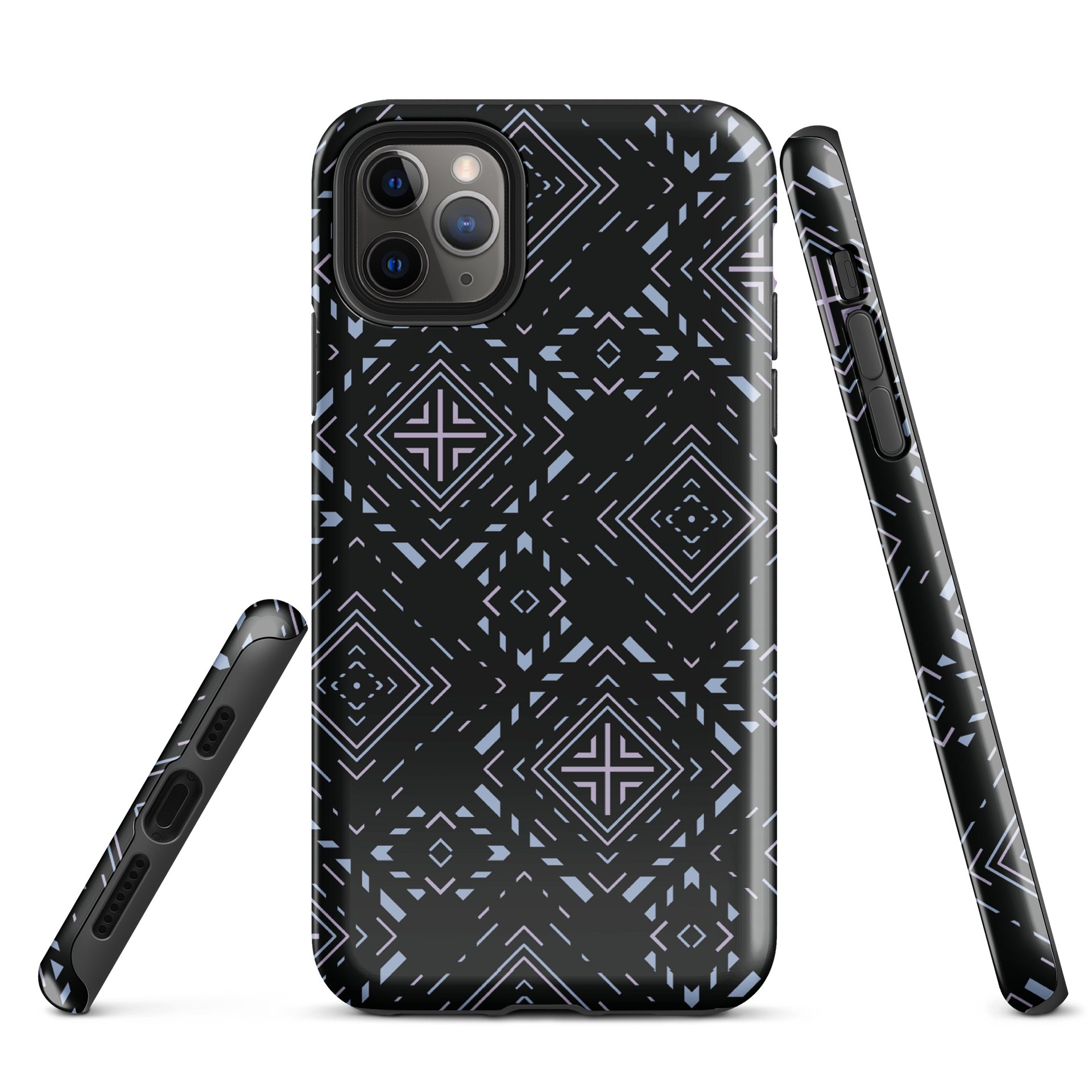 Cipher iPhone 17 Tough Case - Shockproof Dual-Layer Geometric Protective Cover product image (1)