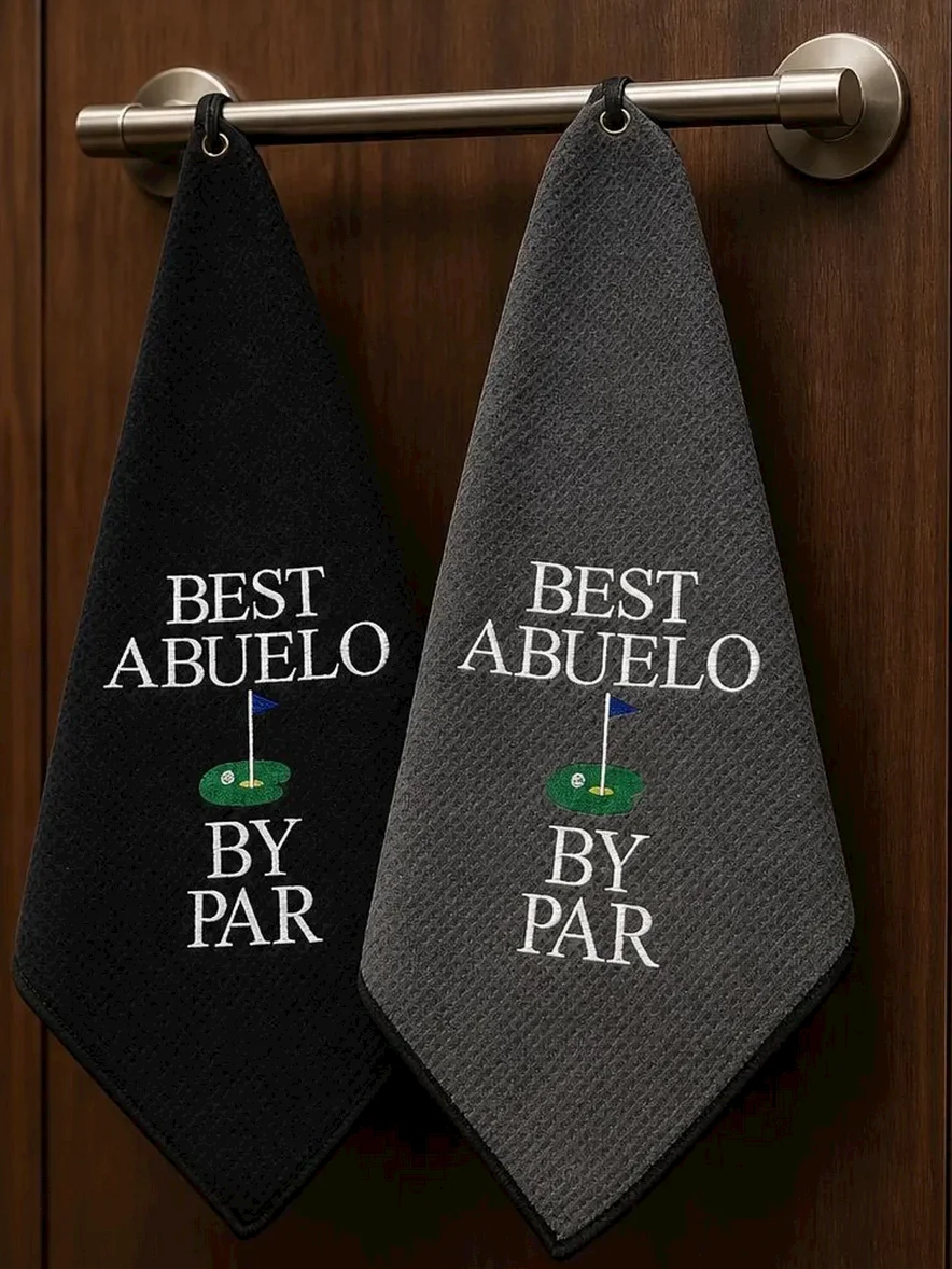Embroidered Microfiber Golf Bag Towel – Abuelo By Par product image (1)