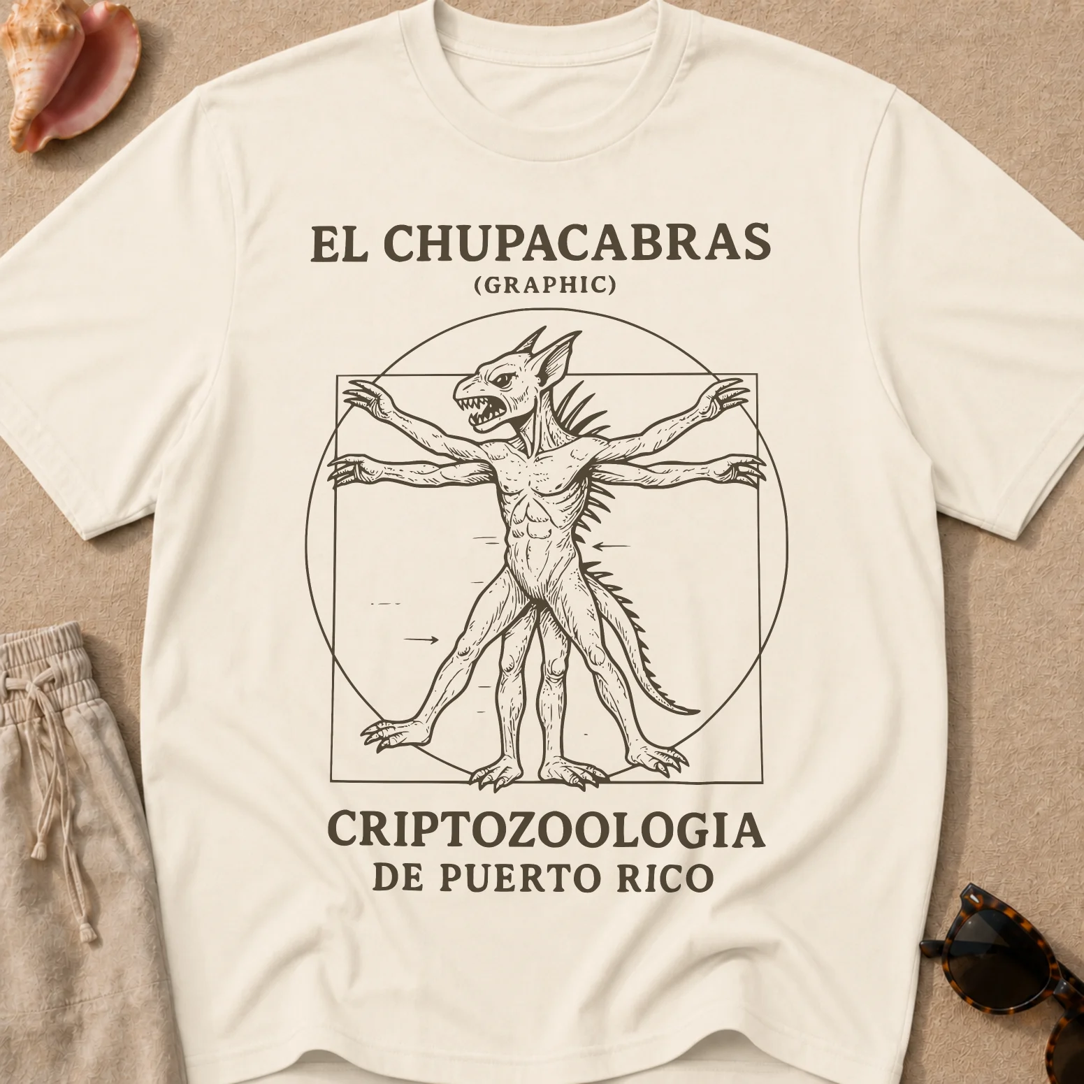 Chupacabras de Vitruvio Camiseta Unisex product image (1)