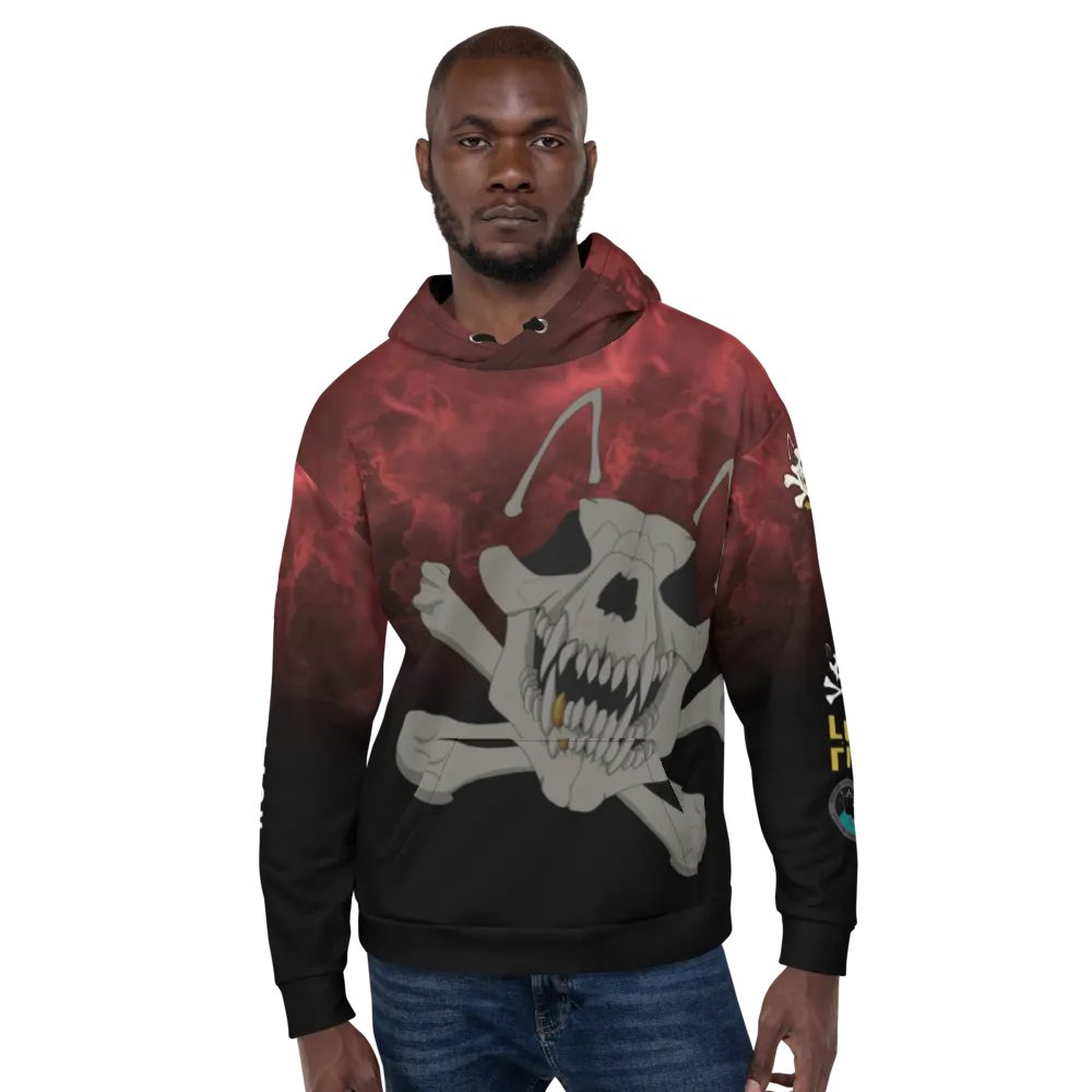 Mongrel Squad Straight Outta Klescher Red/Black Hoodie product image (6)