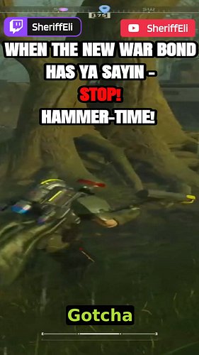 HeelDivers2 - Stop, Hammertime - #twitchclips #funnyclips #comedy #helldivers2 #sheriffeli #mchammer #hammered #fyp #viralcli...