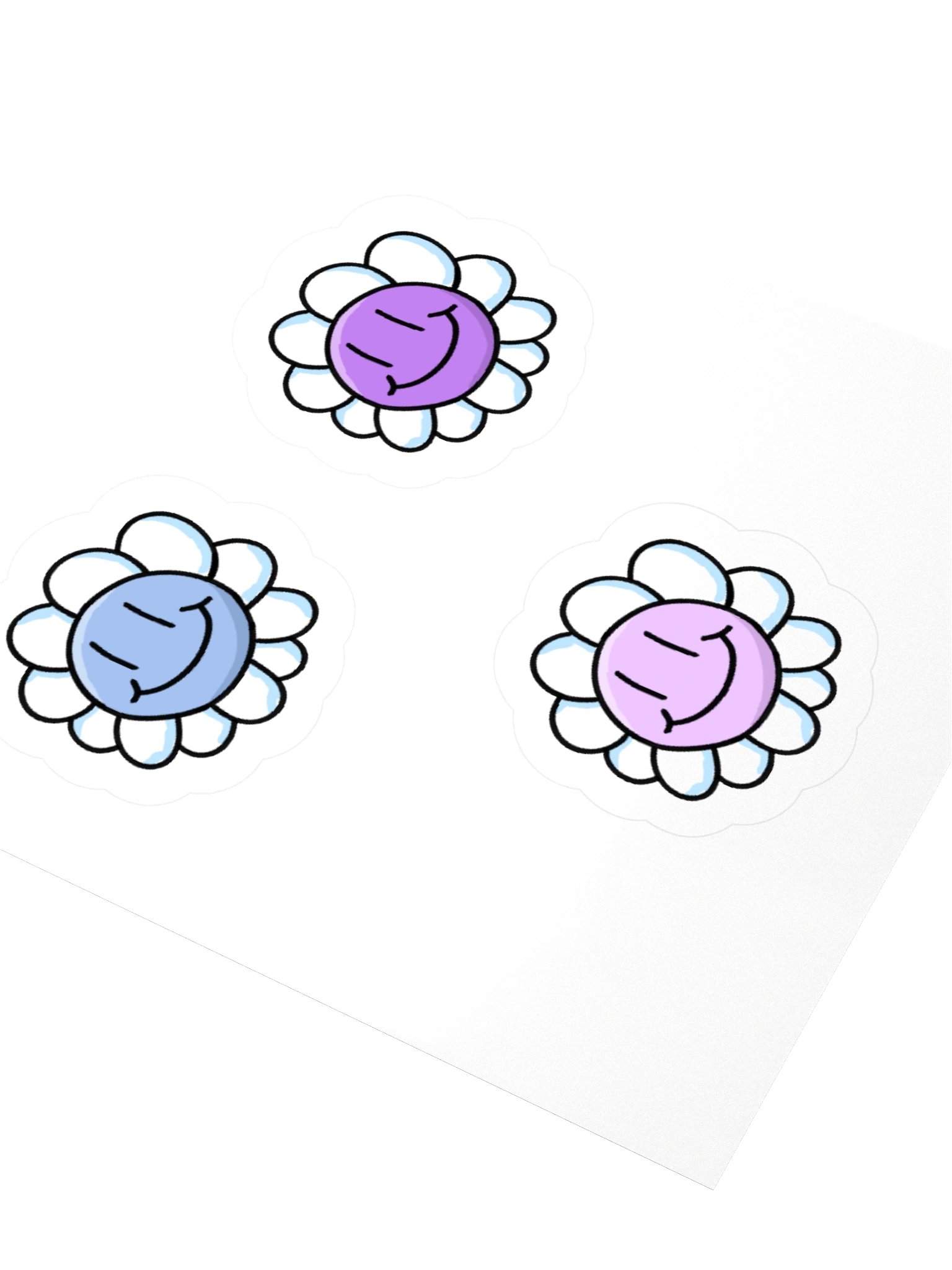 smiling flower stickers 2 product image (7)