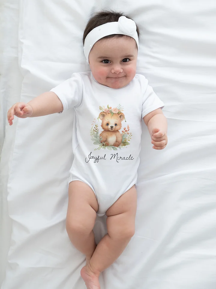 Boho Woodland Bear - Floral Whimsy: Joyful Miracle product image (1)