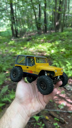 The collection grows. @wt_micro kit painted by @caldwell_race_works #scx24 #jeep
