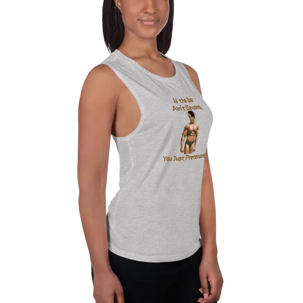 If The Bar Ain't Bending Women's Muscle Tank product image (4)