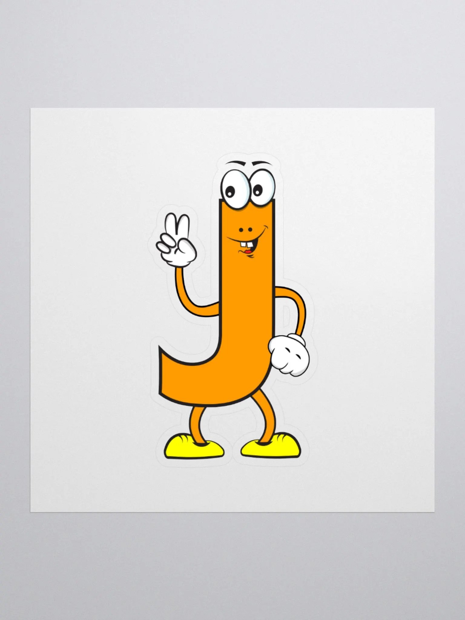 J Cartoon Character Sticker product image (1)