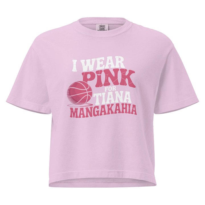 I Wear Pink for Tiana Mangakahia Tribute T-Shirt – Breast Cancer Awareness / 2025 Memorial Edition product image (5)