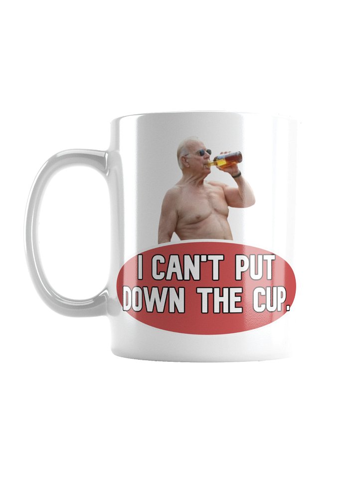 Can't Put Down The Cup Mug (White) product image (1)