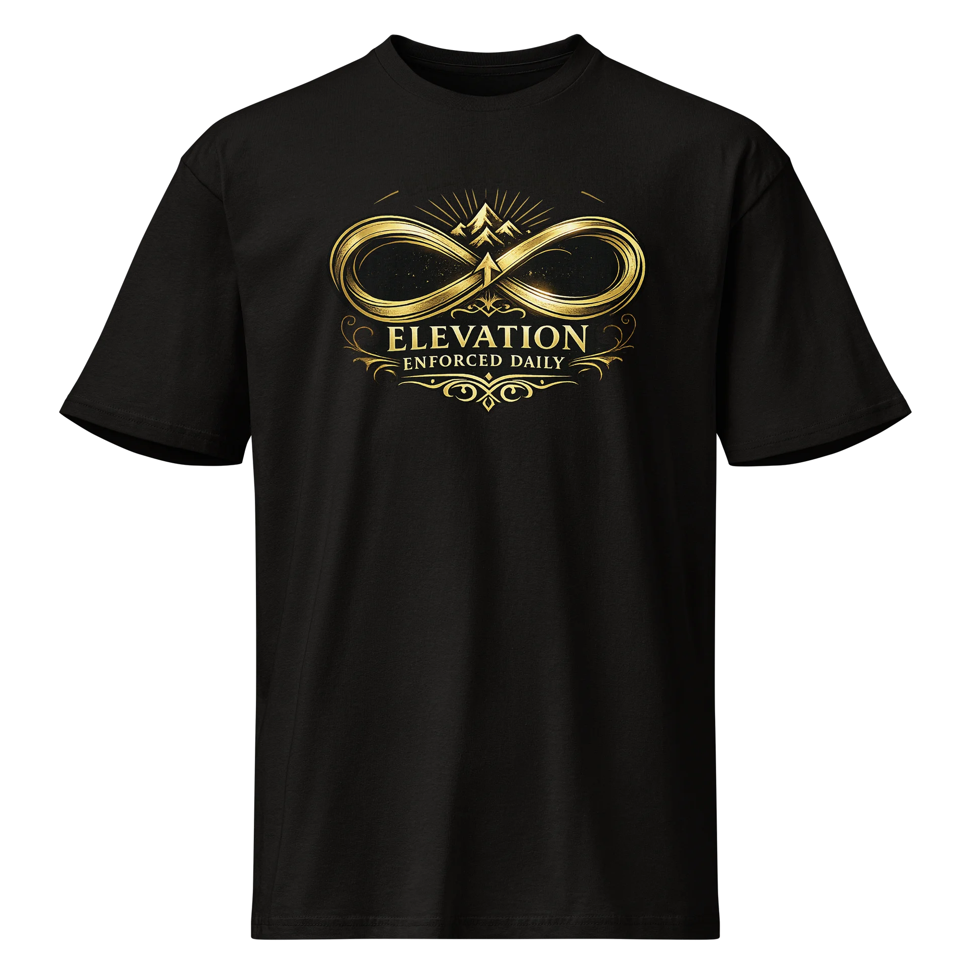 ELEVATION ENFORCED DAILY — Premium Combed Cotton Tee (Men’s) product image (1)