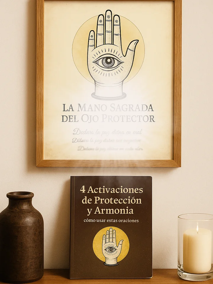 La Mano Sagrada del Ojo Protector - Arte Místico para la Paz Interior y la Protección Energética product image (1)