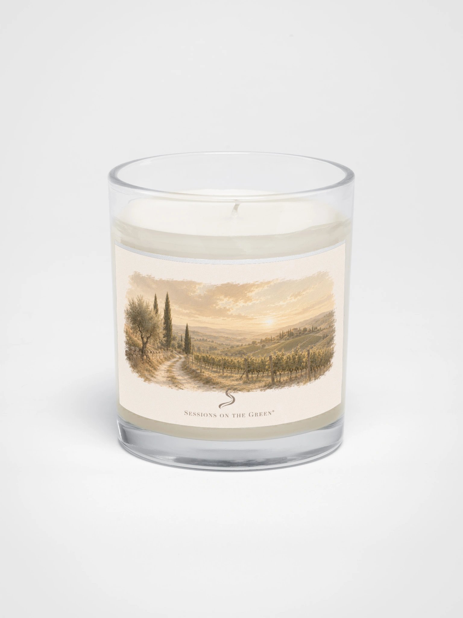 Vineyard at Golden Hour — Unscented Soy Art Candle product image (1)