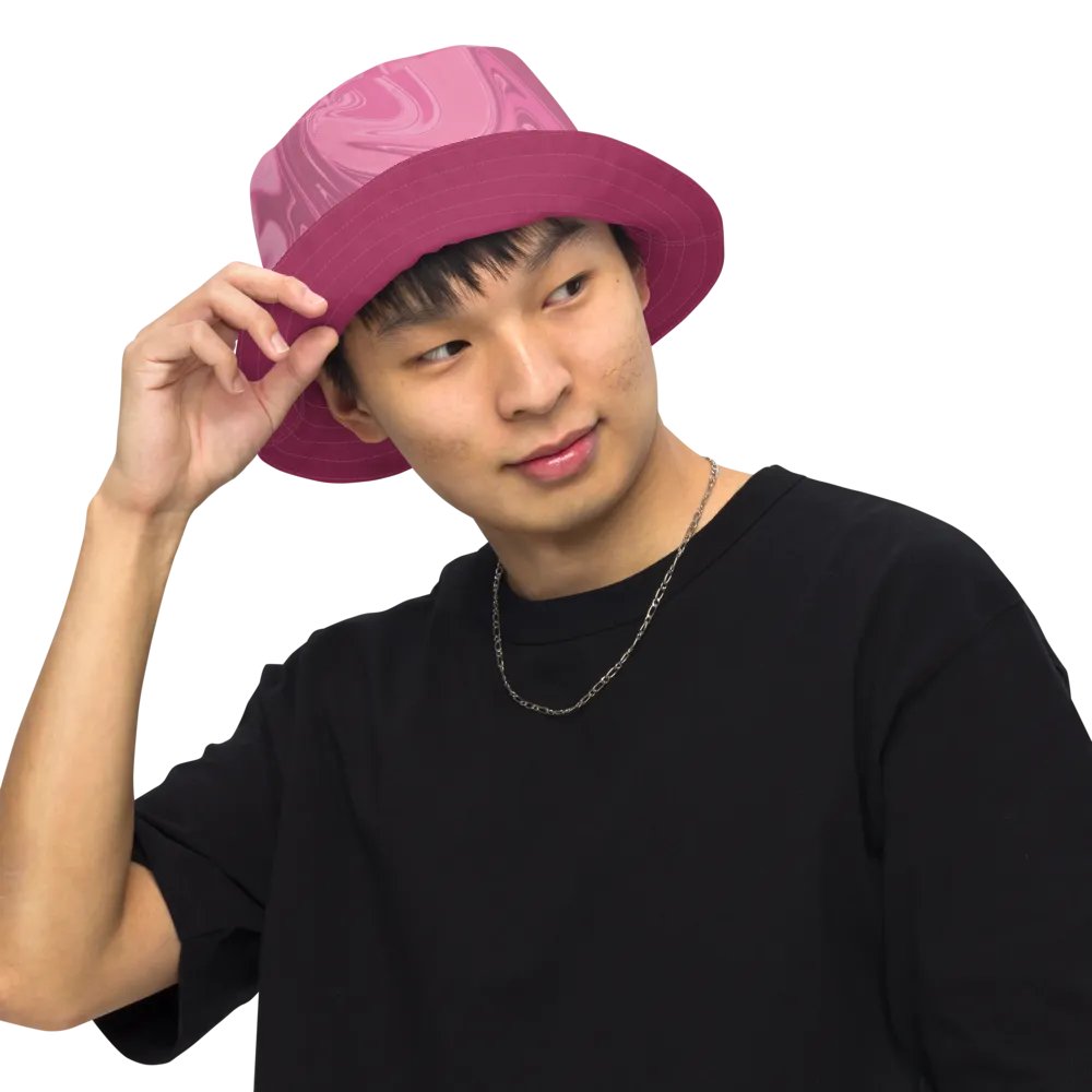 Cute Swirl Reversible Bucket Hat product image (8)