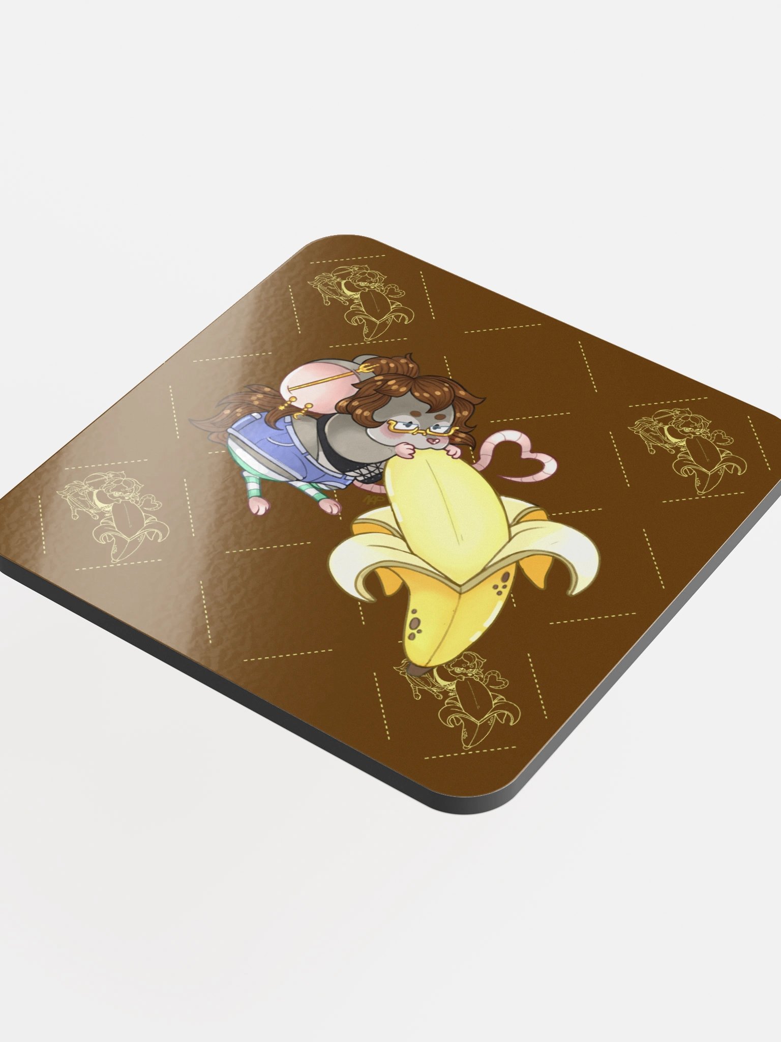 Beeg Monch - Dark Mode Coaster product image (4)