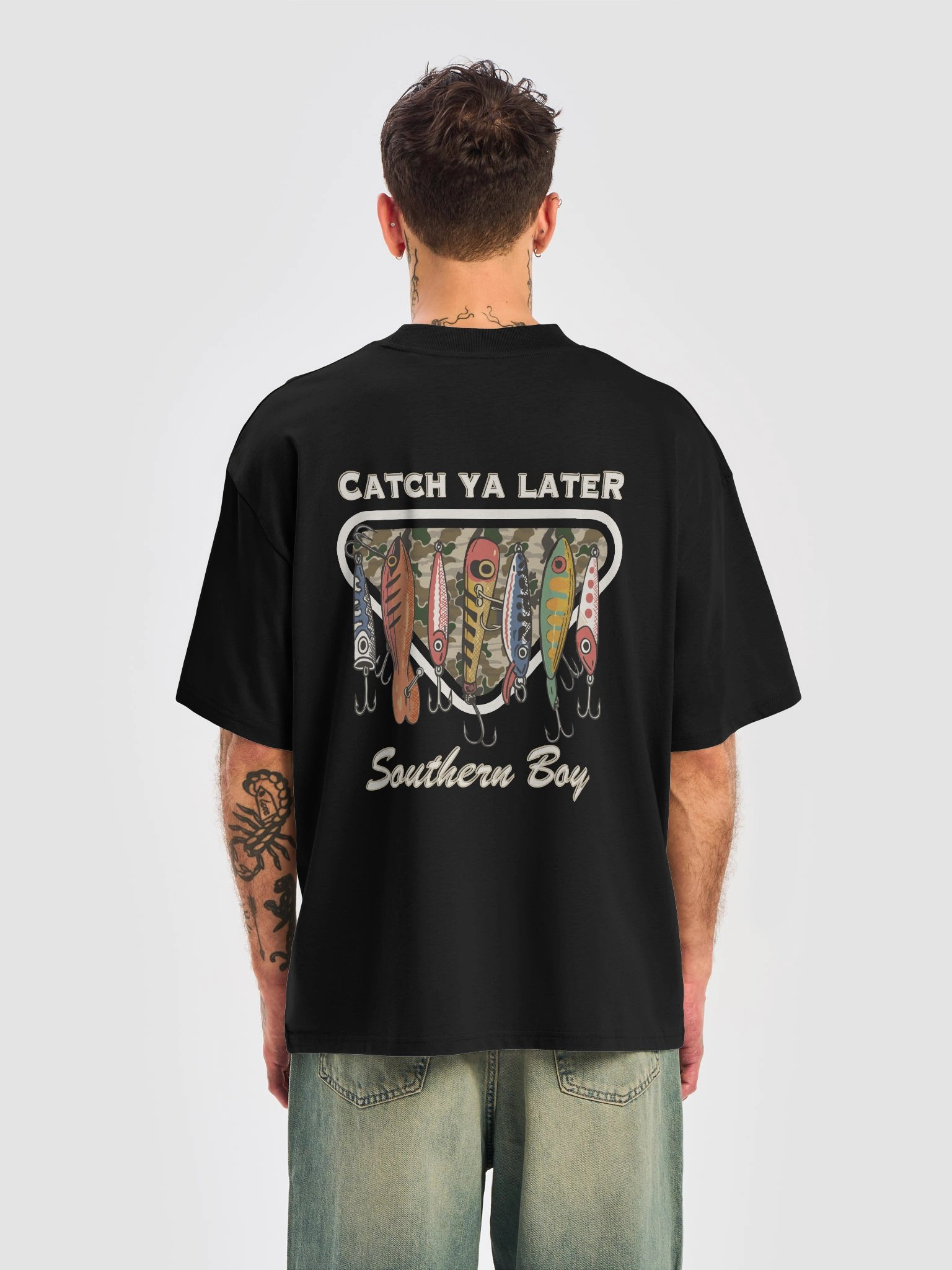 Southern Boy Fishing Lures Organic T-Shirt product image (21)