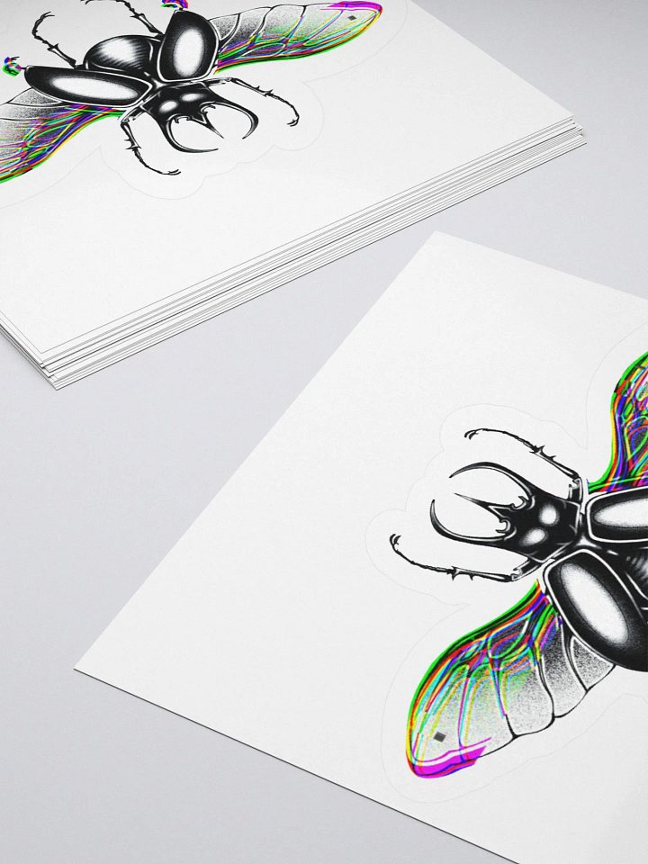 "Prismatic Beetle" Kiss-Cut Sticker product image (4)