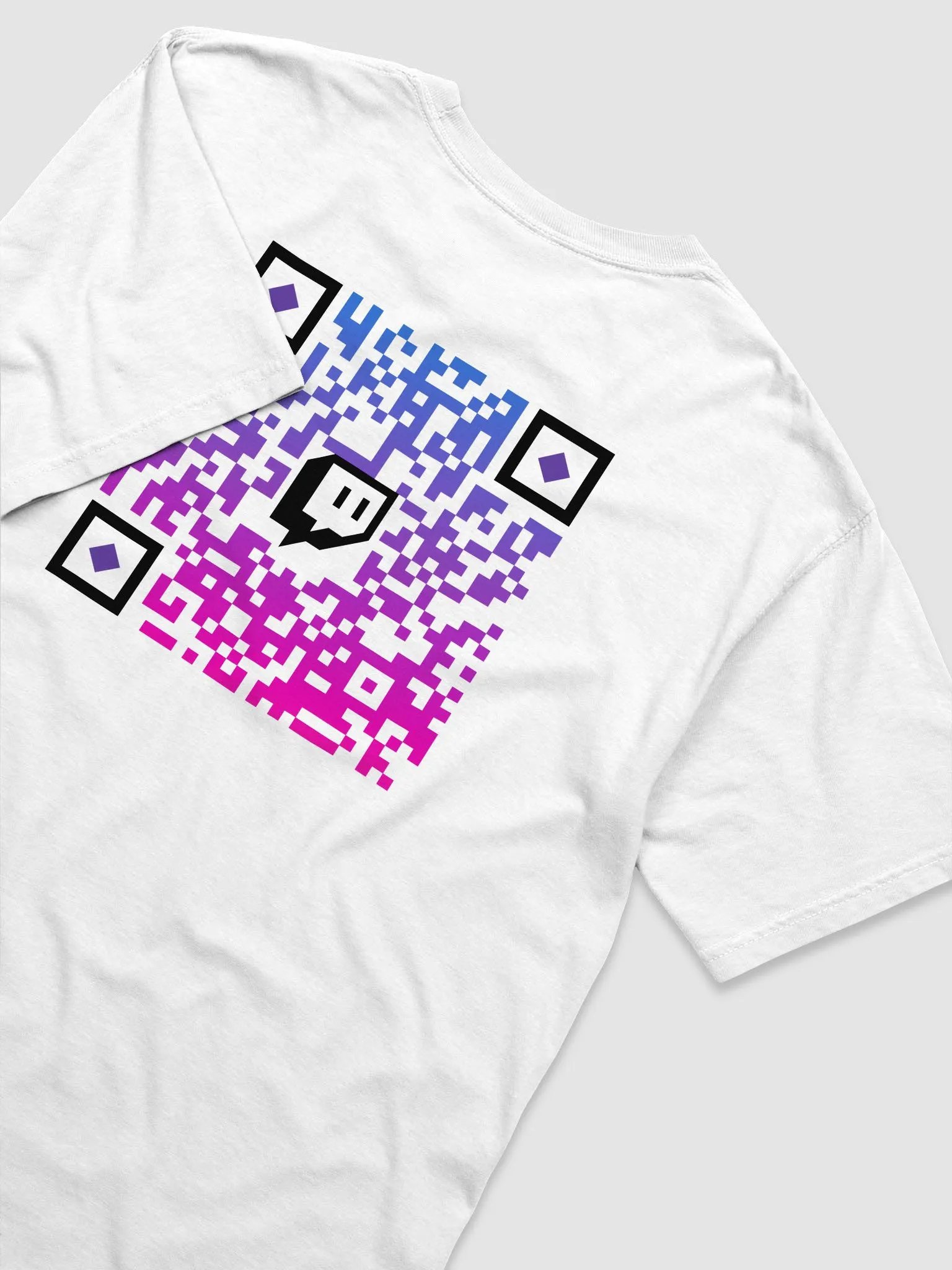 MA Twitch QR Code White Tee product image (4)