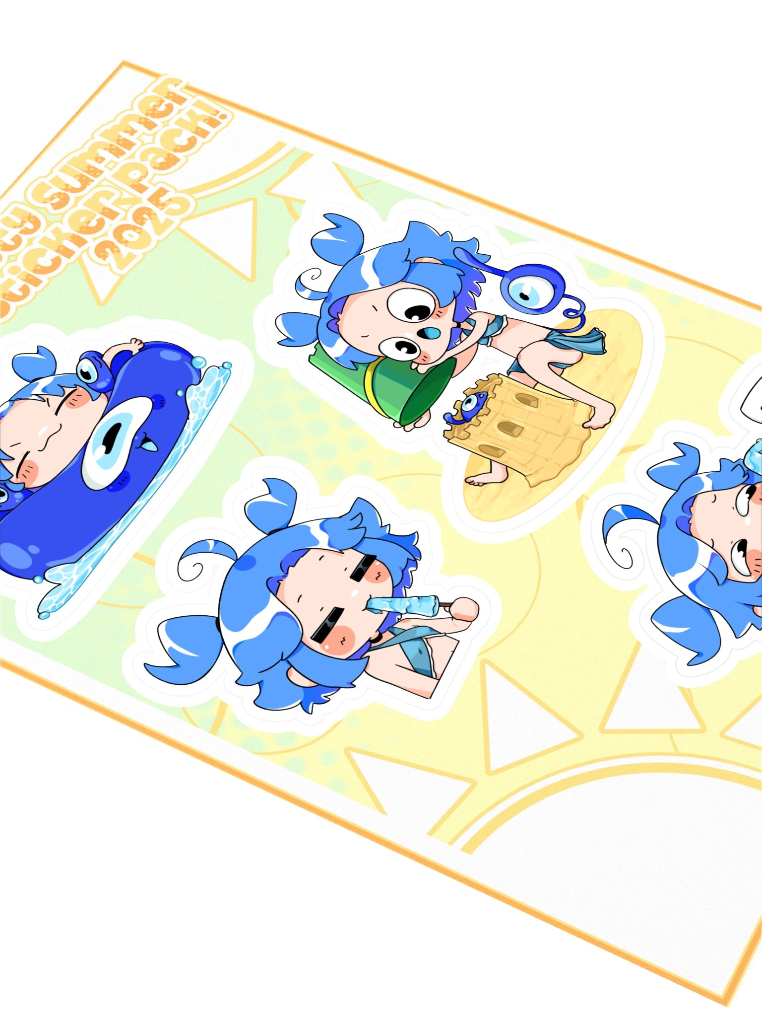 Summertime 2025 Set #1 - Sticker Sheet product image (2)