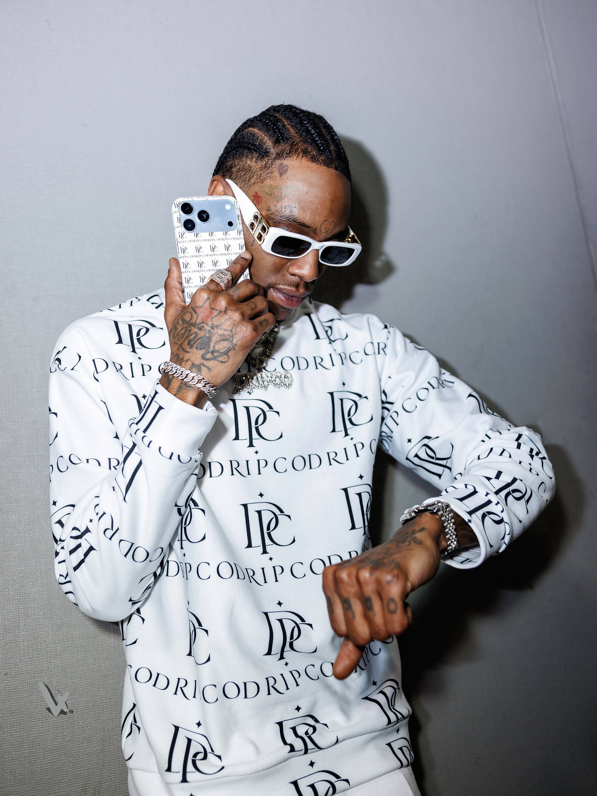 White DRIPCO Monogram Sweatshirt product image (2)