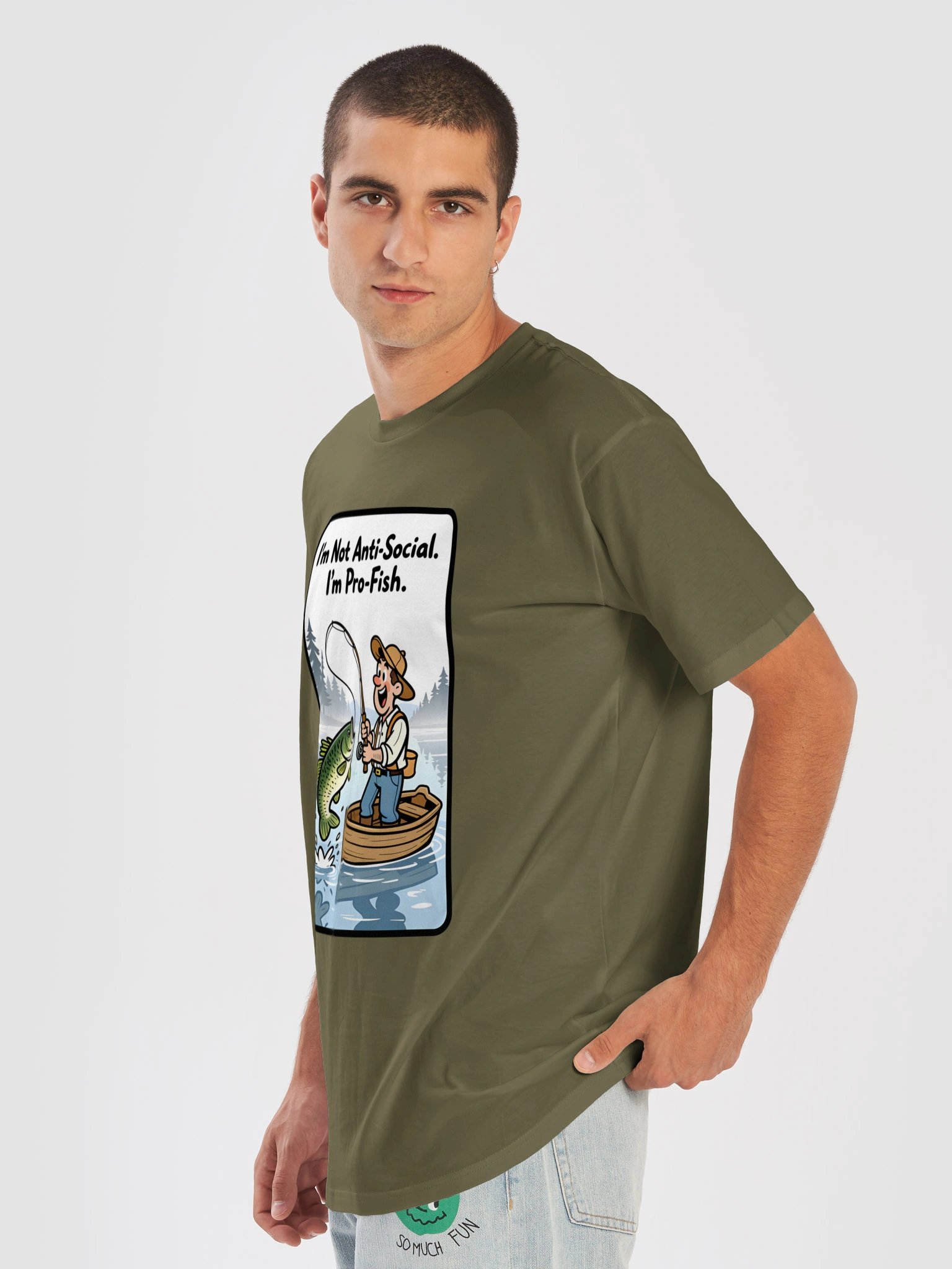 T-Shirt: "I'm not Anti-Social. I'm Pro-Fish." product image (23)