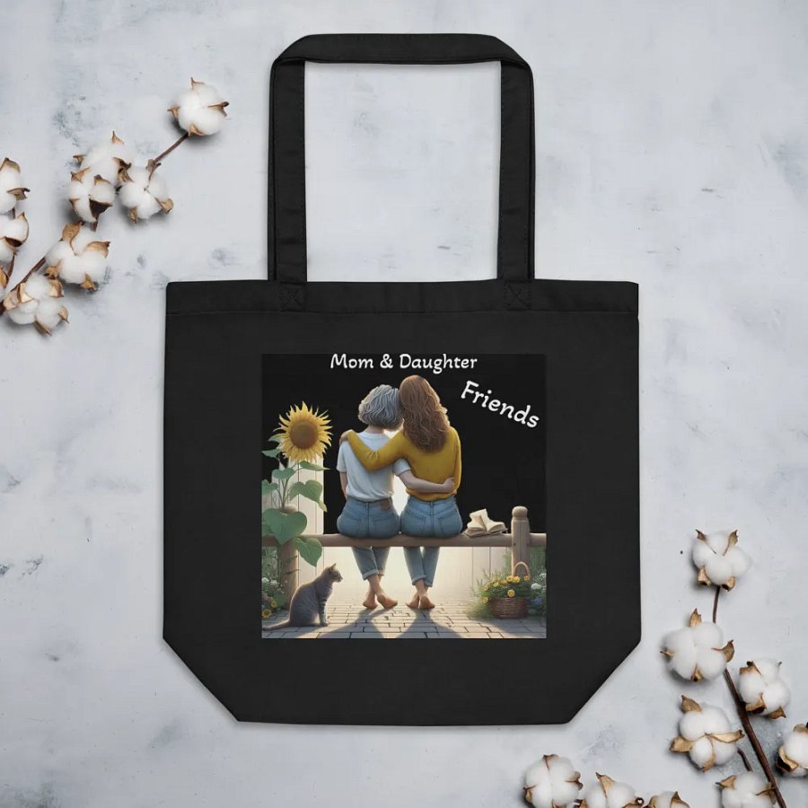 Mom & Daughter Friends Eco- Friendly Tote Bag product image (5)