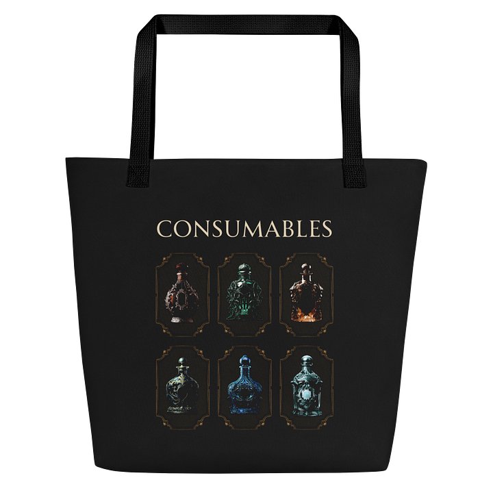 Consumables Tote Bag | Chronic Illness Essentials & Gamer Potion Bag product image (1)